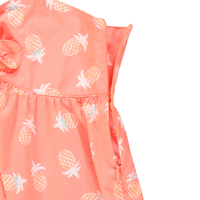 Τουνίκ με λεπτές τιράντες και σχέδιο ανανά σε όλη την επιφάνεια 