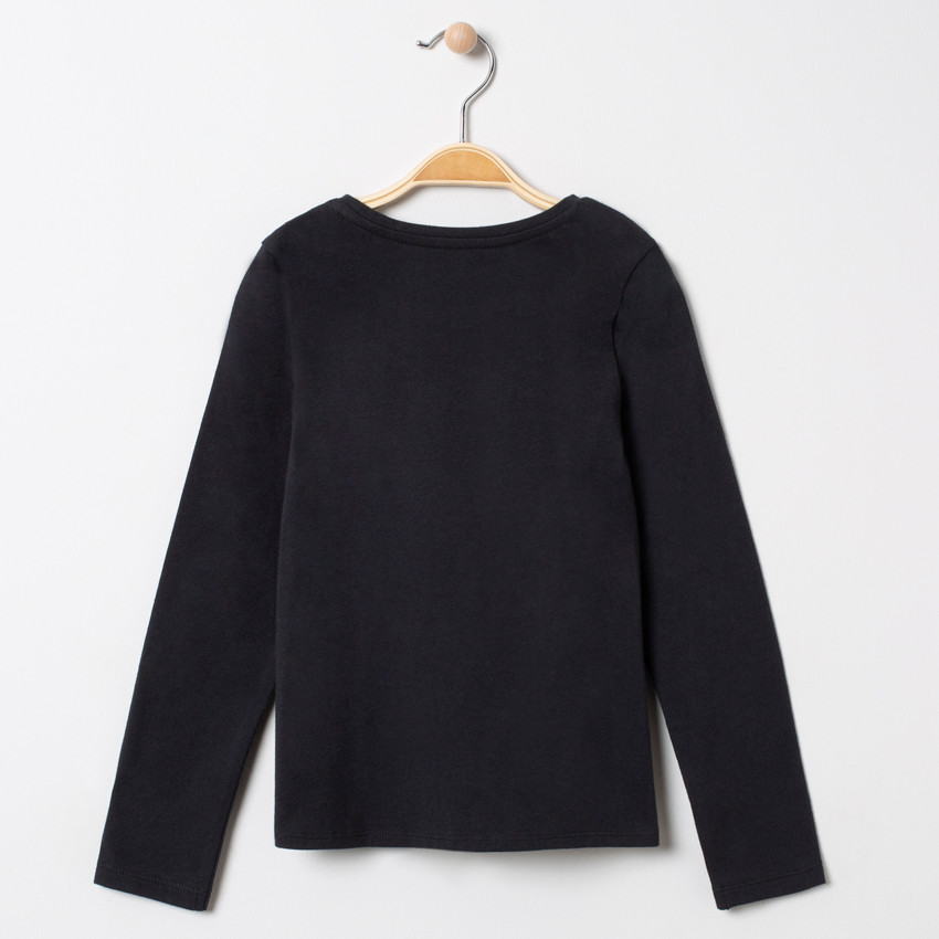 T-shirt μακρυμάνικο με σχέδιο SmileyWorld και παγιέτες 