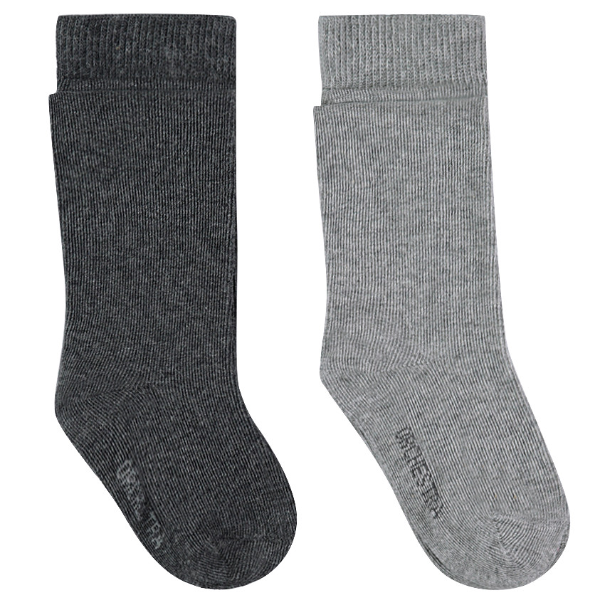 Σετ με 2 μονόχρωμα χοντρά καλσόν.  