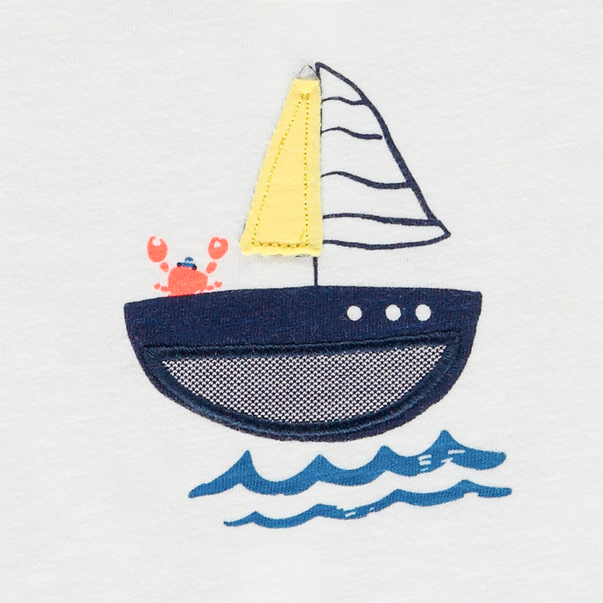 Σετ κοντό σε στυλ marin για bebe αγόρι 