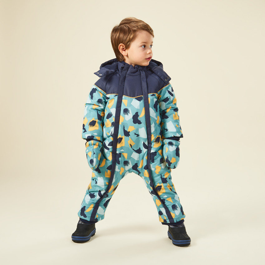 Σαλοπέτα σκι με γραφικό σχέδιο για μωρό αγόρι 