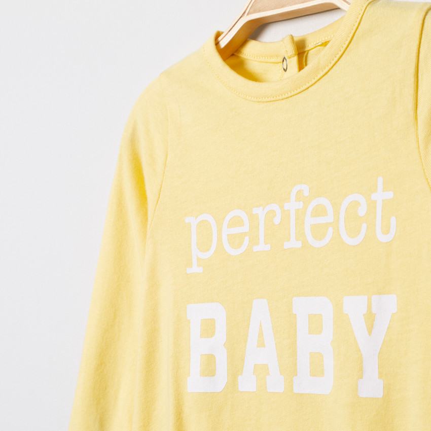 Dors-bien en jersey uni à  message printé  Additional Dors-bien en jersey uni à  message printé