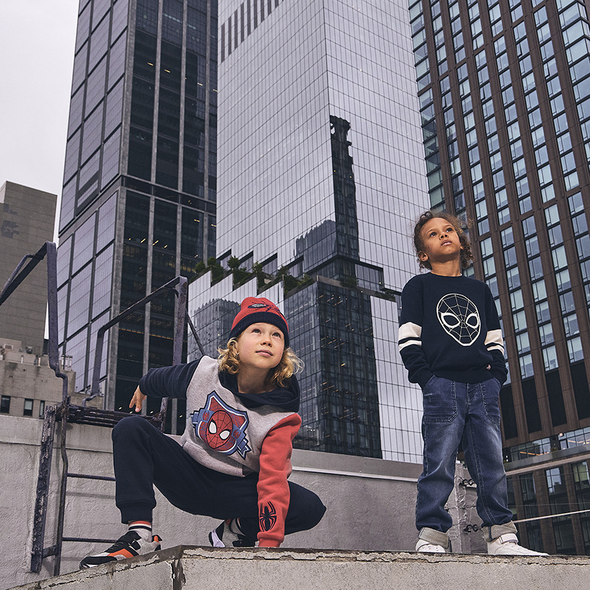 Πλεκτό πουλόβερ Spider-Man Marvel για αγόρι 