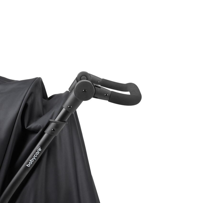 Διπλή καρότσα για κοντινής ηλικίας παιδιά μαύρη 