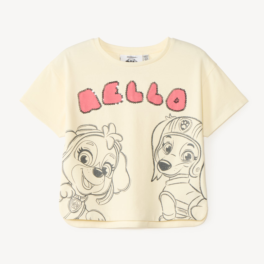 T-shirt με κοντά μανίκια Stella και Liberty από την Pat' Patrouille για κορίτσια 