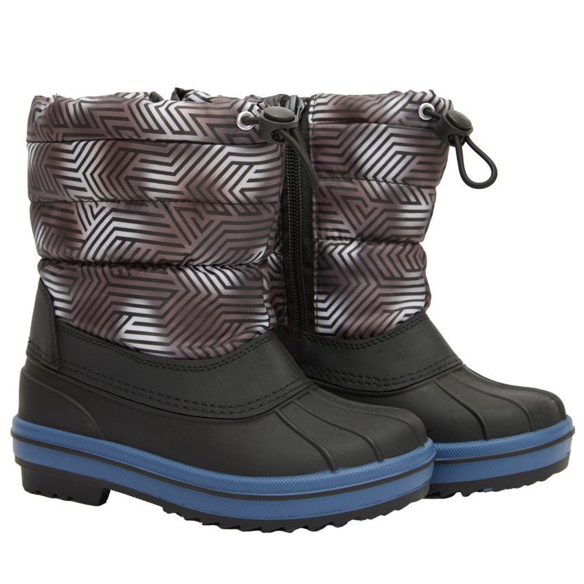 Ζακέτα après-ski με φερμουάρ και γραφικό σχέδιο για μωρό αγόρι 