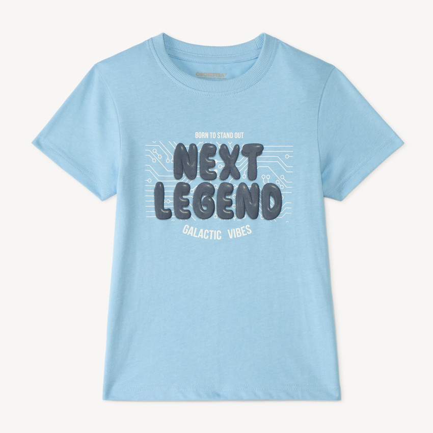 T-shirt με κοντά μανίκια με εκτύπωση 3D εφέ μπαλονιού για αγόρι 