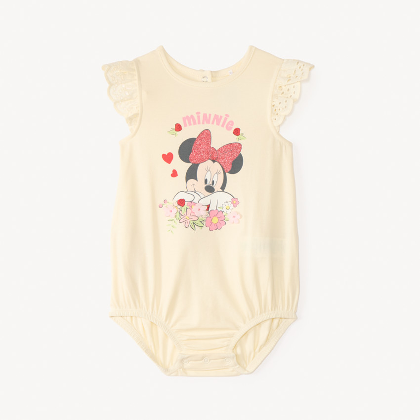 Μπλουζίτσα με αγγλική κεντητή Minnie Disney κορίτσι μωρού 