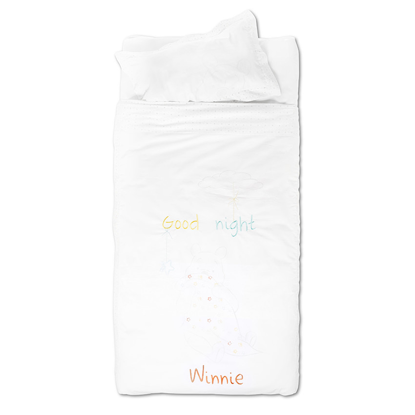 Σετ κρεβατιού με παπλωματοθήκη και μαξιλαροθήκη Disney Winnie 