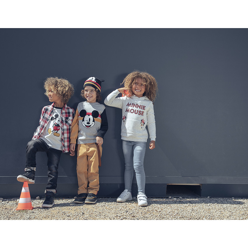 Jean slim noir effet délavé pour enfant garçon 