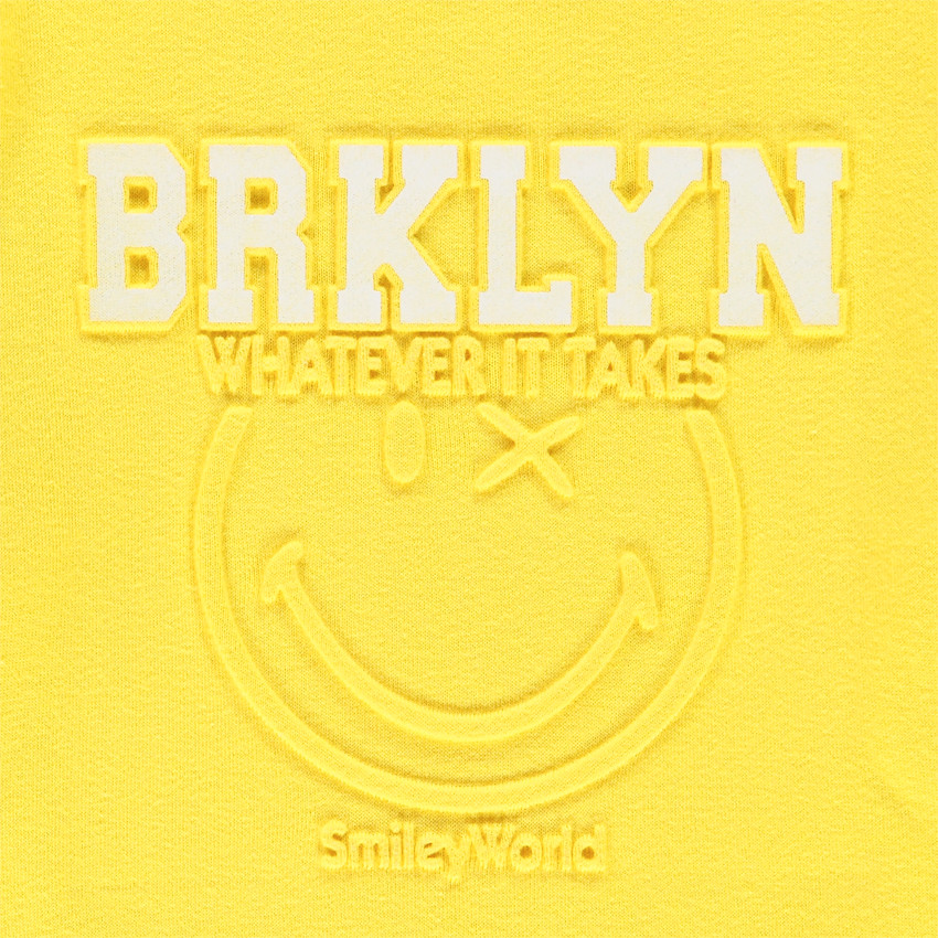 Φούτερ molleton κίτρινο με σχέδιο SmileyWorld για αγόρι  Additional Φούτερ molleton κίτρινο με σχέδιο SmileyWorld για αγόρι