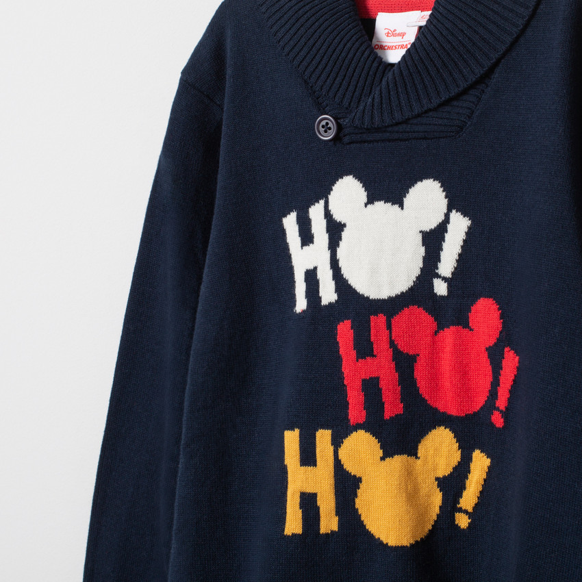 Pull Mickey Disney en tricot à col châle  Additional Pull Mickey Disney en tricot à col châle