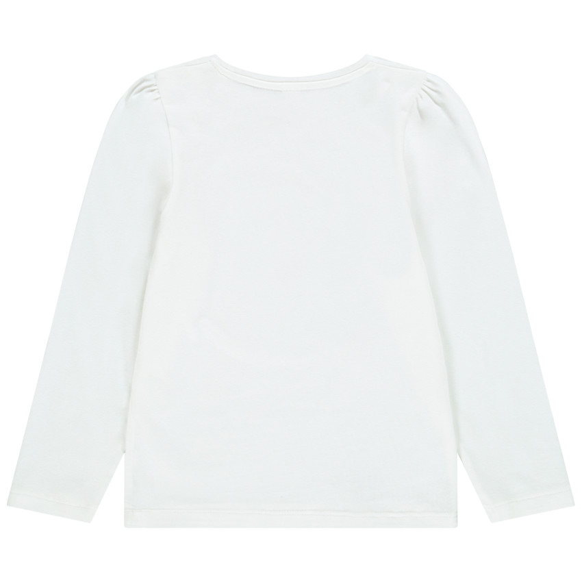 T-shirt μακρυμάνικο για κορίτσι σχέδιο Paris 