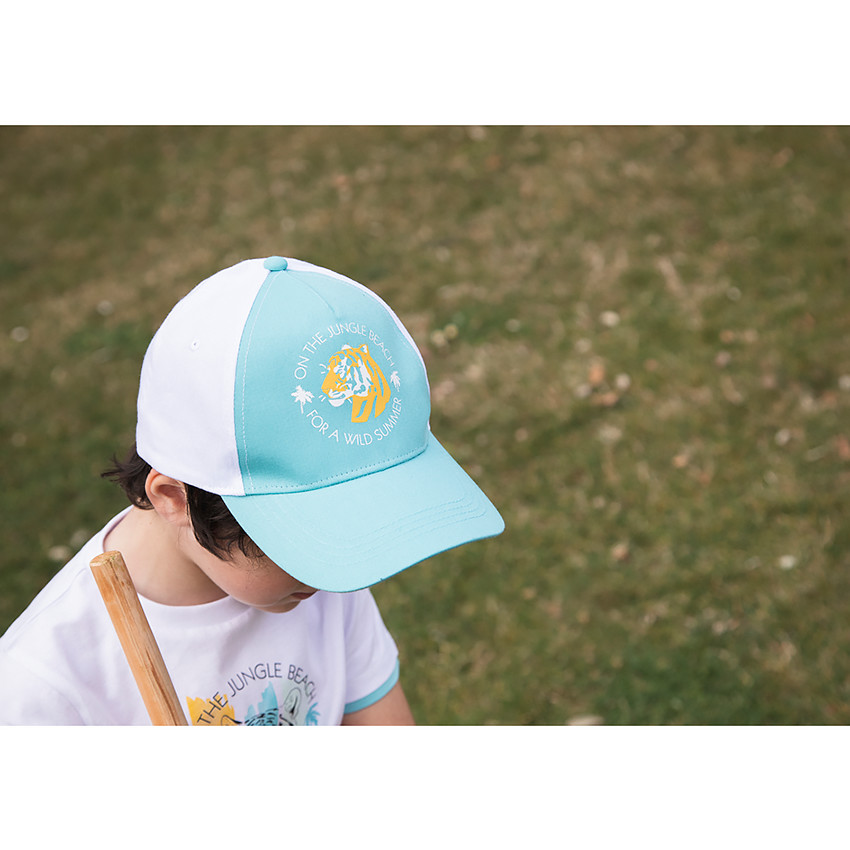 Casquette en twill bicolore pour garçon  Additional Casquette en twill bicolore pour garçon