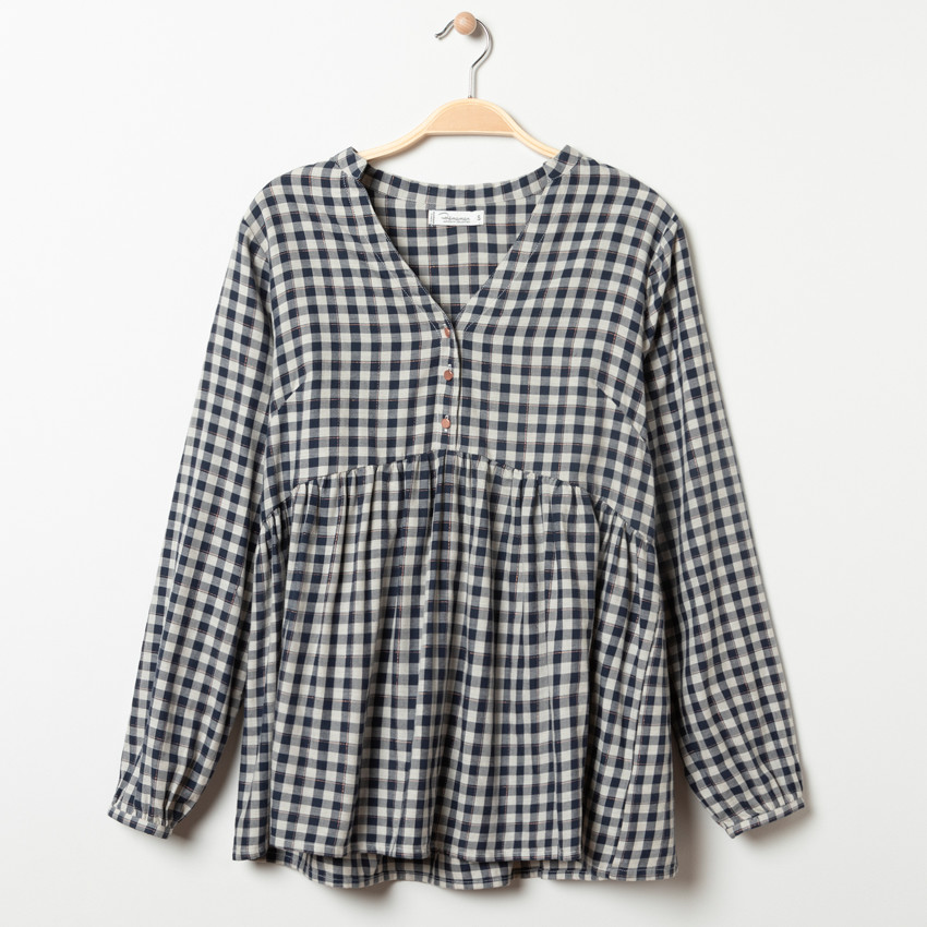 Τουνίκ Εγκυμοσύνης καρό vichy 