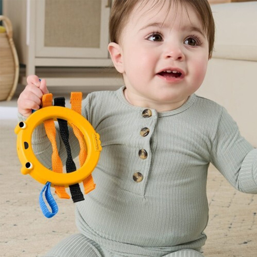 Mattel Βρεφικό Παιχνίδι από Ύφασμα Bumble Bee Activity Ring Fisher-Price  