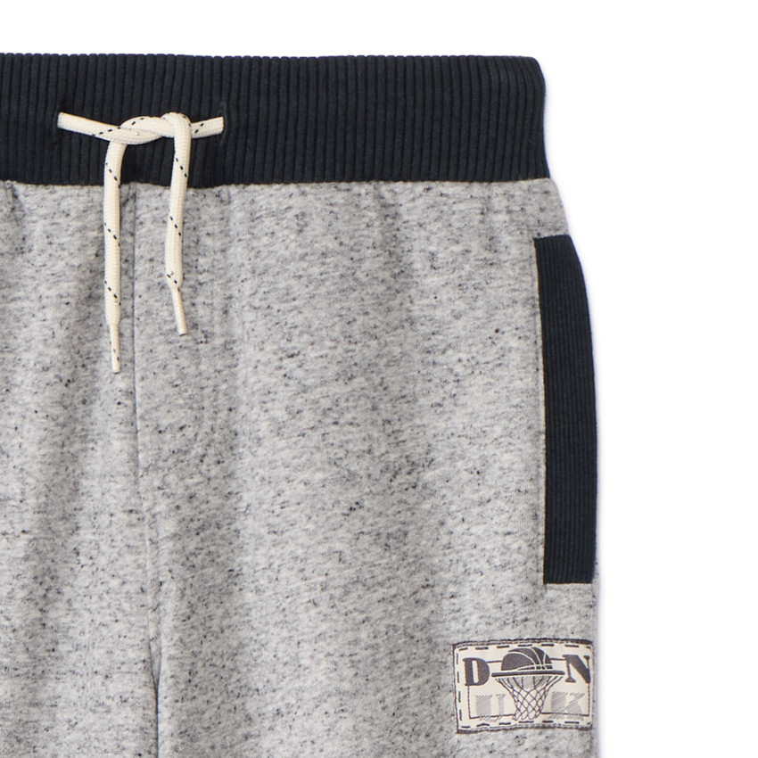 Jogging molleton effet neps pour garçon 