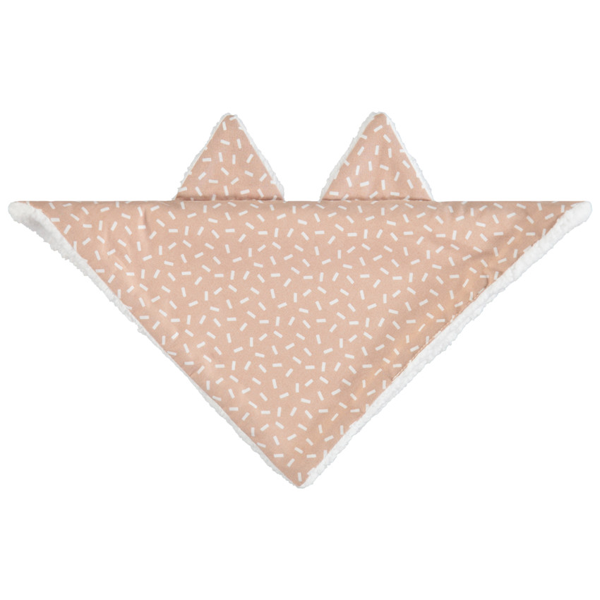 Ντουντού πλακέ με γραφικό print και ανάγλυφες λεπτομέρειες 