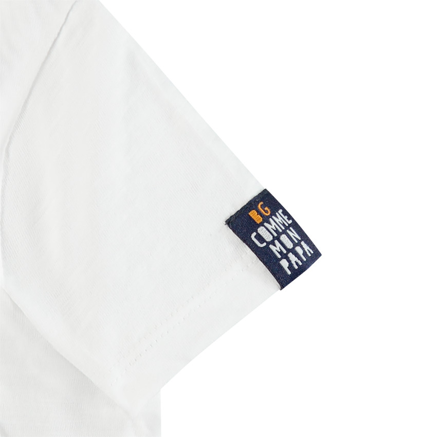 Σετ με t-shirt με μήνυμα και βερμούδα μονόχρωμη Main Σετ με t-shirt με μήνυμα και βερμούδα μονόχρωμη