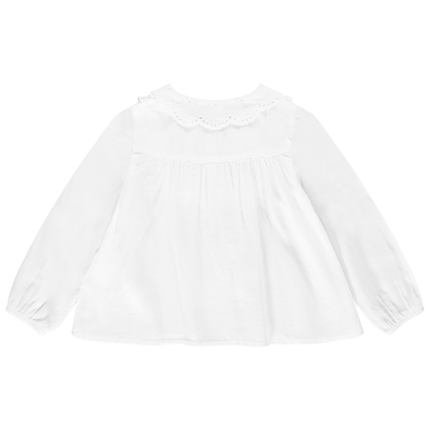 Τουνίκ βαμβακερό γιακάς claudine για bebe κορίτσι 