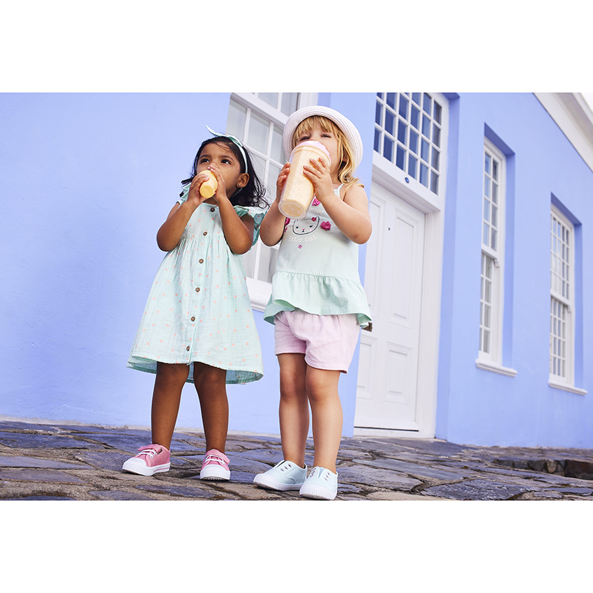 "Σετ 2 τμχ. με patches εφέ πέταλα 3D για μωρό κορίτσι" 