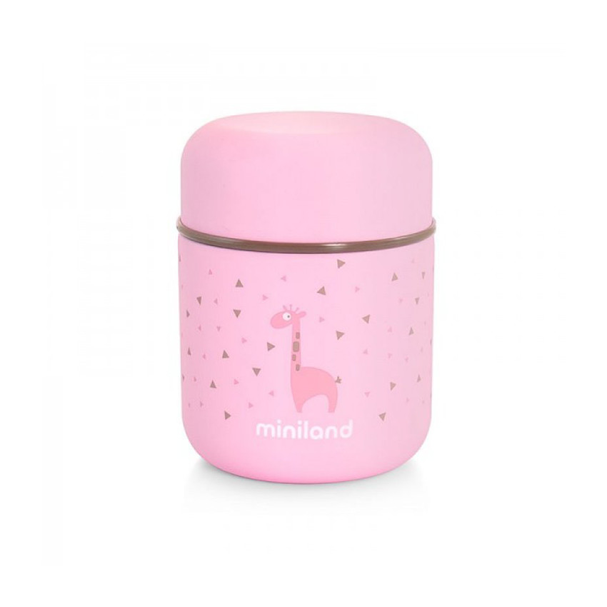  Μίνι θερμός φαγητού 280ml ροζ  