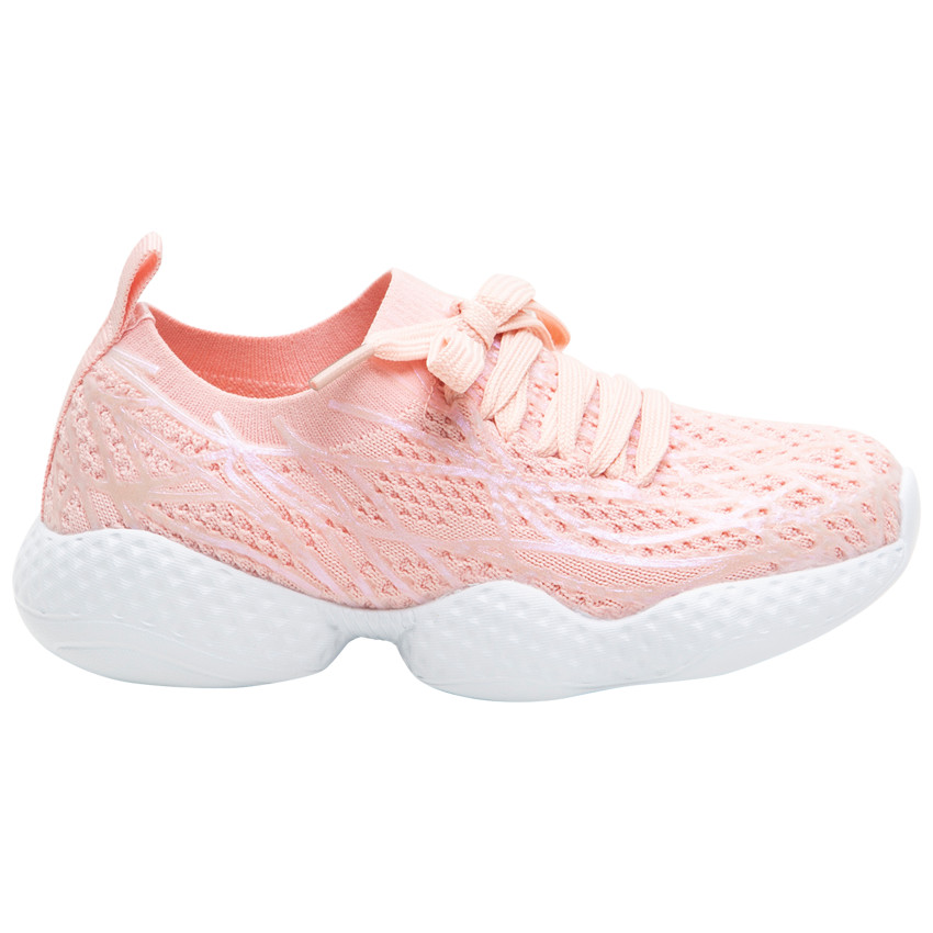 Αθλητικά από δίχτυ με κορδόνια και ενιαία σόλα 