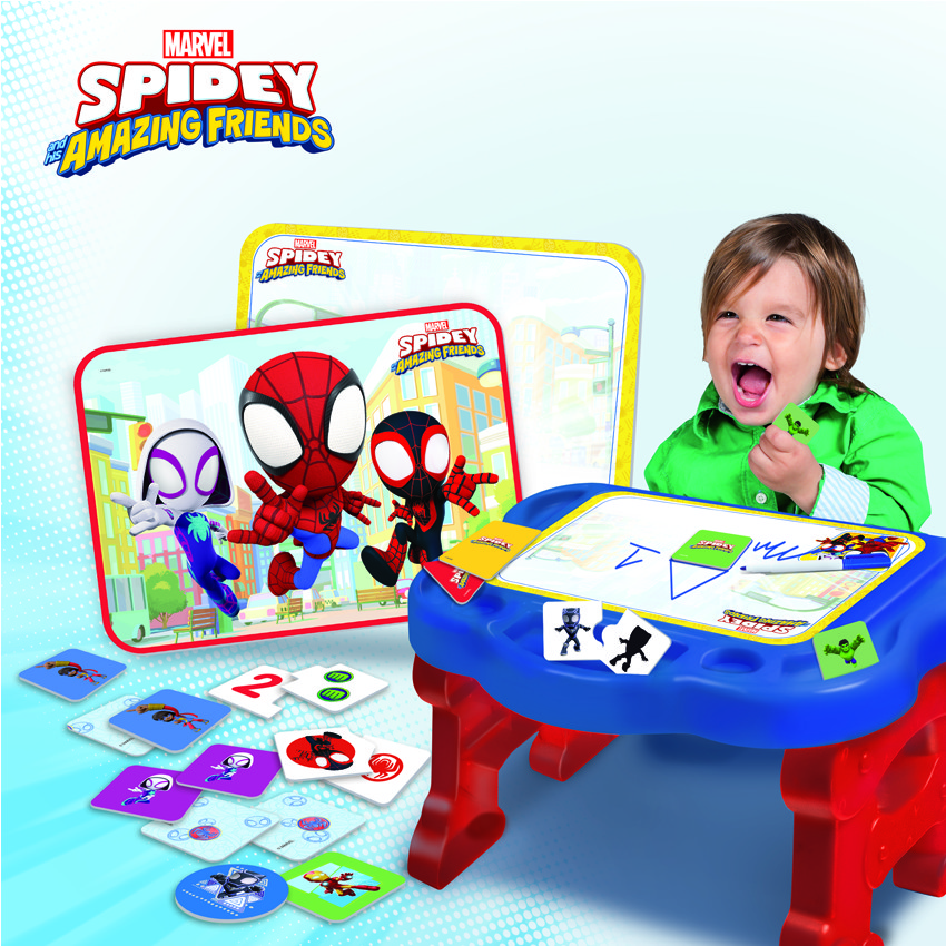 Θρανίο Με Εκπαιδευτικά Παιχνίδια Spidey 