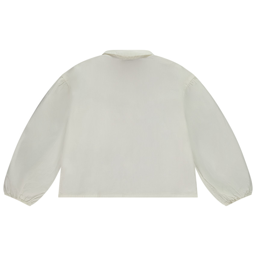 Κοντή πουκάμισο με φουσκωτά μανίκια για κορίτσι 