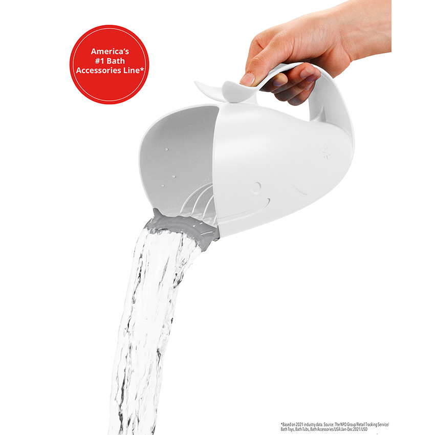 Skip Hop Αξεσουάρ Μπάνιου Moby Waterfall Rinser Άσπρο 