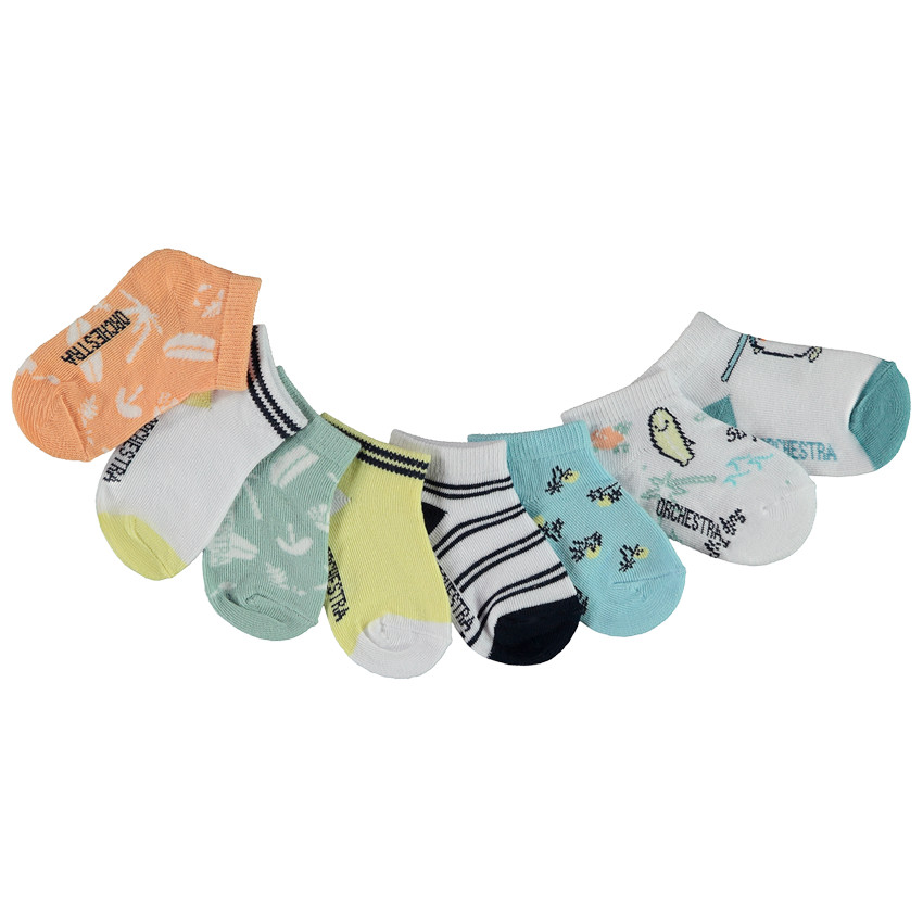 "Σετ από 8 ζευγάρια φαντεζί κάλτσες για μωρό αγόρι" 