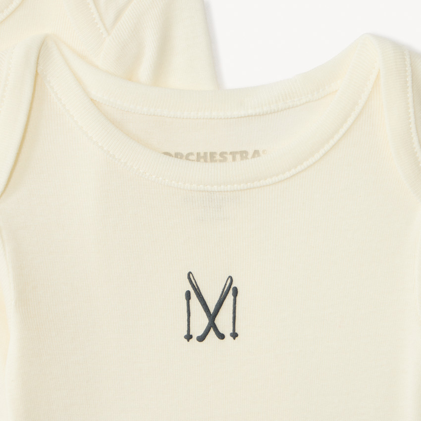 Σετ από 7 μακρυμάνικα bodies με σχέδιο σκι για μωρό 