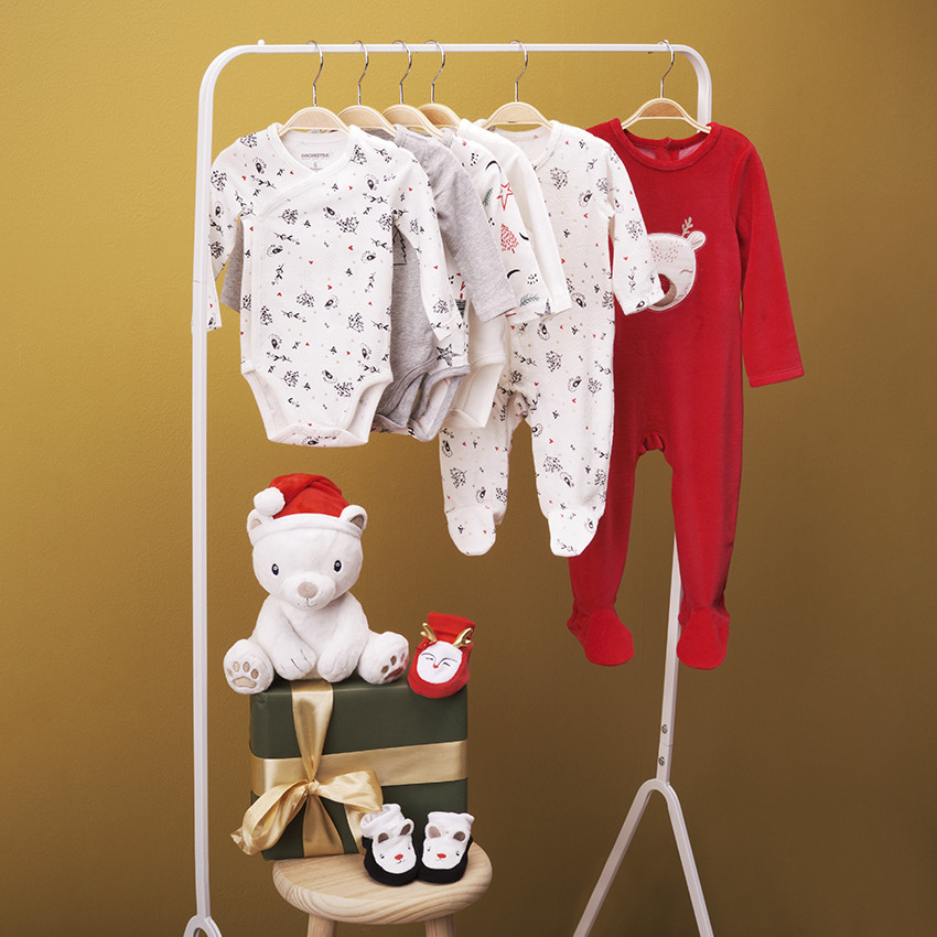 Σετ από 2 bodies jersey σχέδιο πουλιά για bebe κορίτσι 