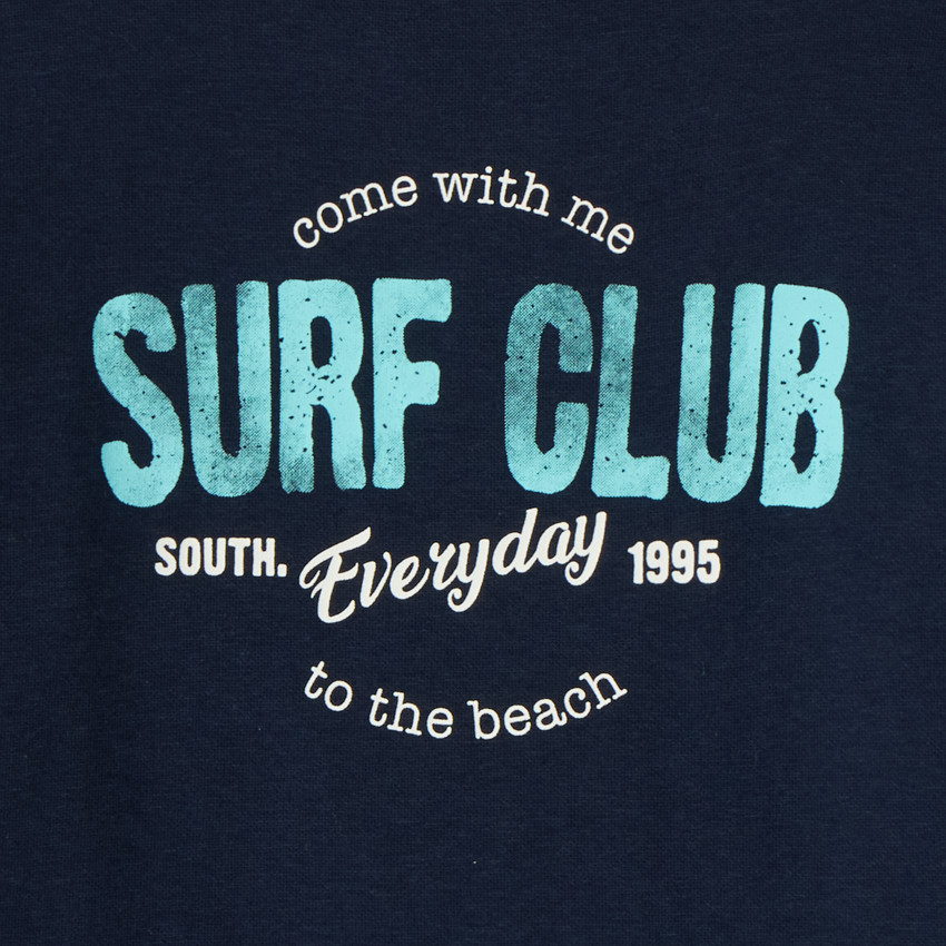 Φούτερ με puff print για αγόρι 