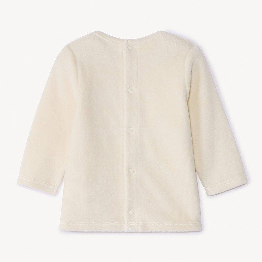 Set pyjama 2 pièces en velours Stitch Disney pour bébé garçon avec finitions différentes selon l'âge 