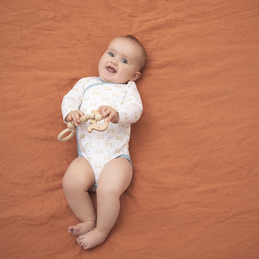 Lot de 7 bodies manches longues pour bébé fille 