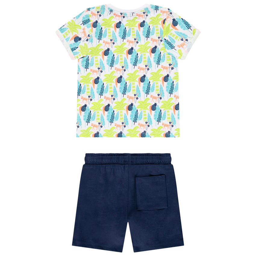 Σετ παραλίας με μπλούζα και βερμούδα Savane για μωρό αγόρι 