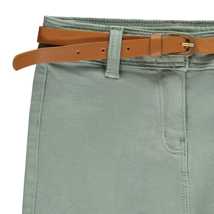 Παντελόνι τζιν σε overdyed σχέδιο με ζώνη για κορίτσι 