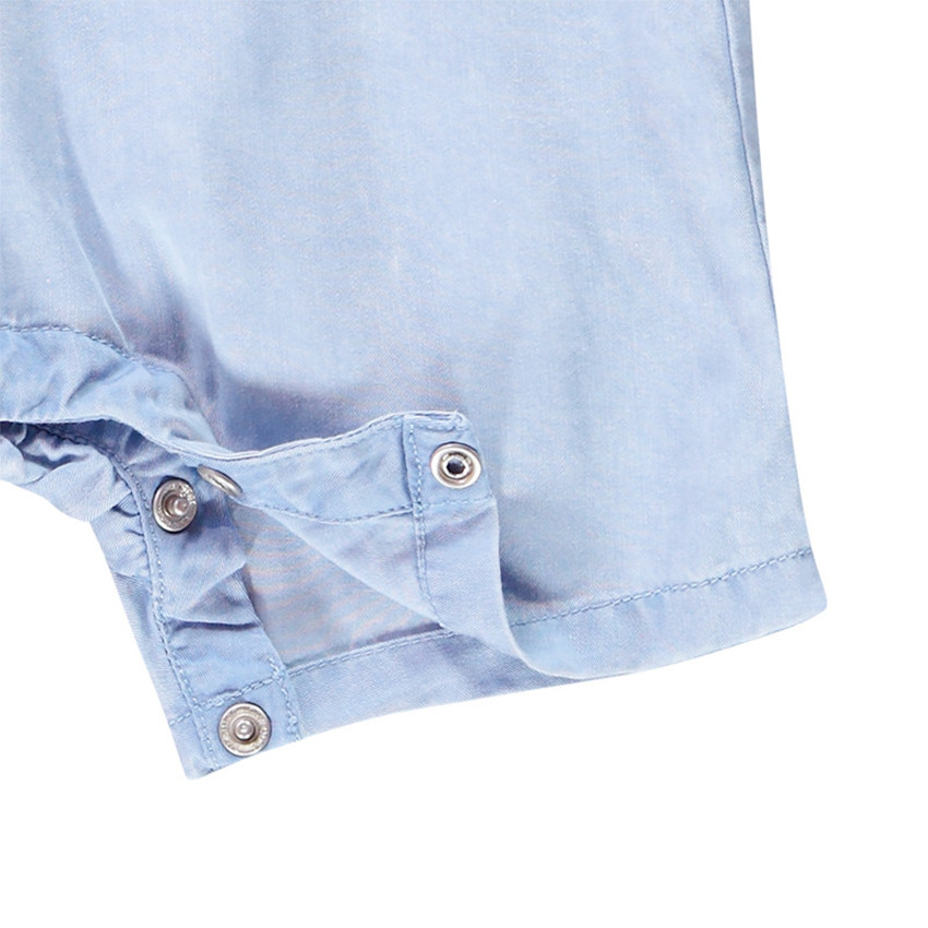 Combishort effet jean pour bébé fille  Additional Combishort effet jean pour bébé fille