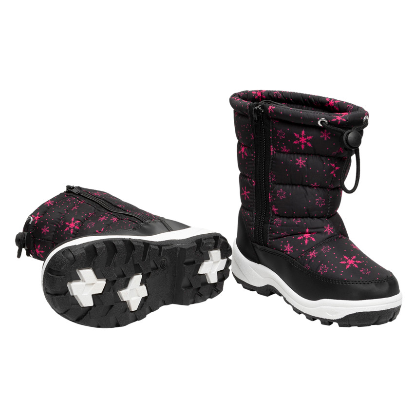 Μετά το σκι με επένδυση στο λαιμό και εκτυπωμένο σχέδιο, με καουτσούκ για κορίτσι 