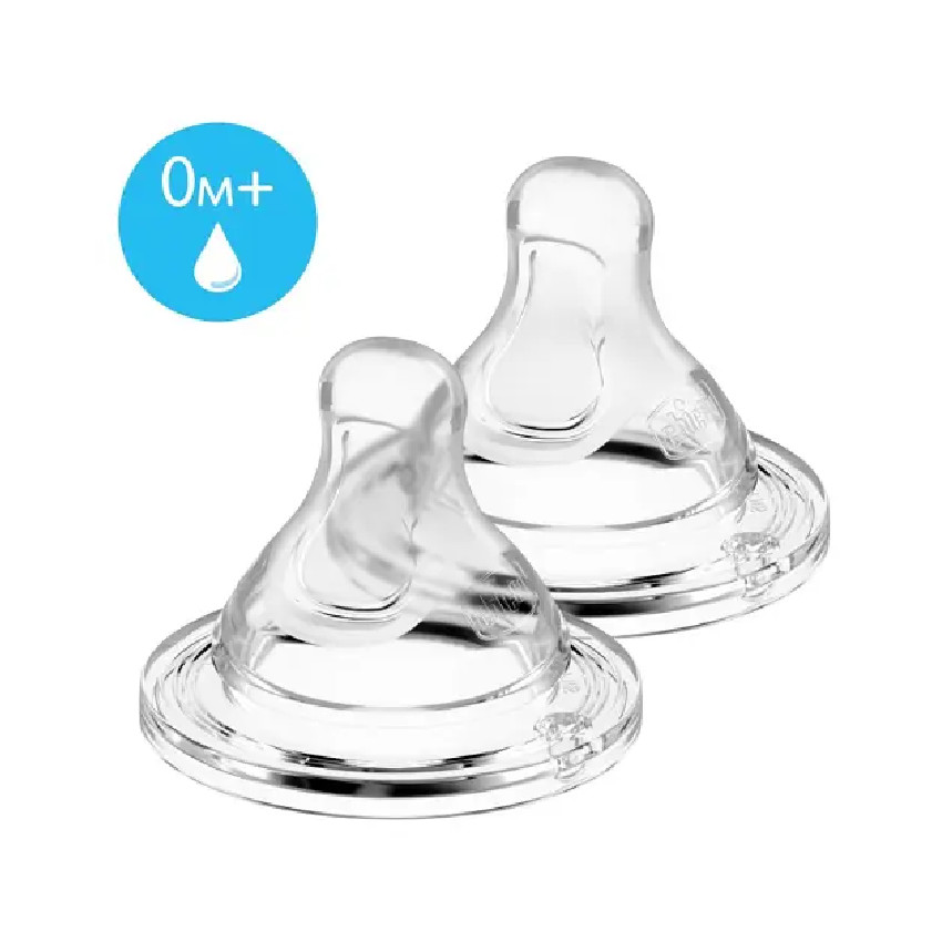 Θηλή Σιλικόνης Physio Perfect 5 Κανονική Ροή 0Μ+ (2τμχ) 