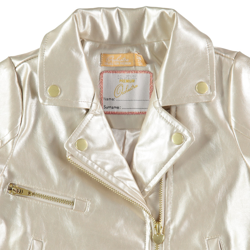  Τζάκετ perfecto από δερματίνη με σατέν επένδυση 