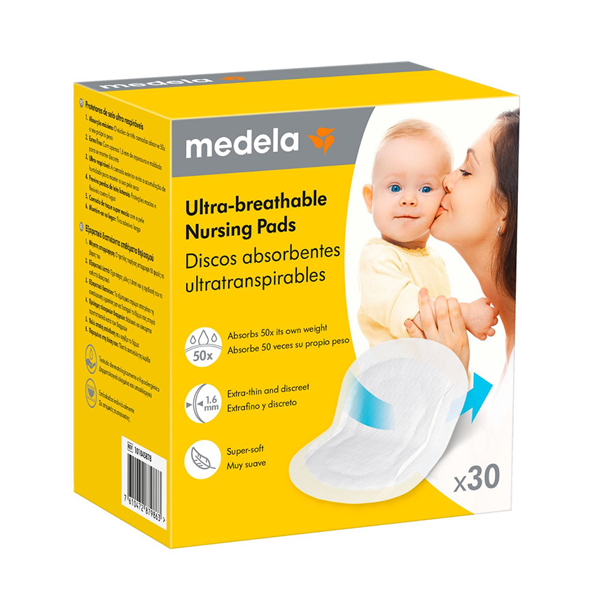 Επιθέματα Στήθους Ultra-breathable Nursing Pads 30τεμ Medela 