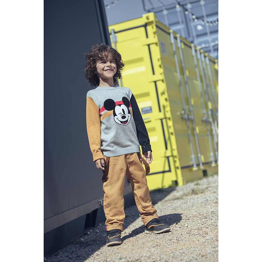 Πουλόβερ πλεκτό με σχέδιο Mickey Disney για αγόρι 