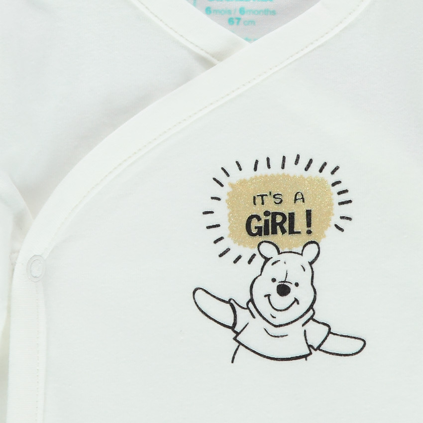 Body manches longues à pois et print Winnie Disney Main Body manches longues à pois et print Winnie Disney