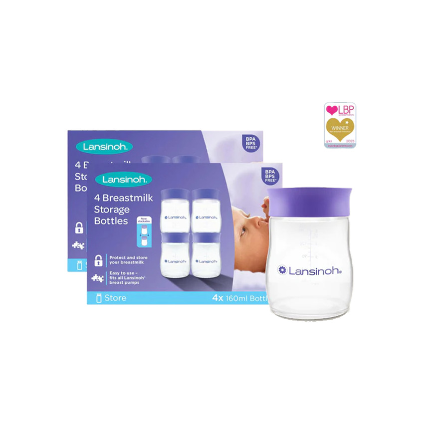 Βάζα αποθήκευσης γάλακτος με ματ φινίρισμα Natural Wave 160ml σετ 4 τεμαχίων 