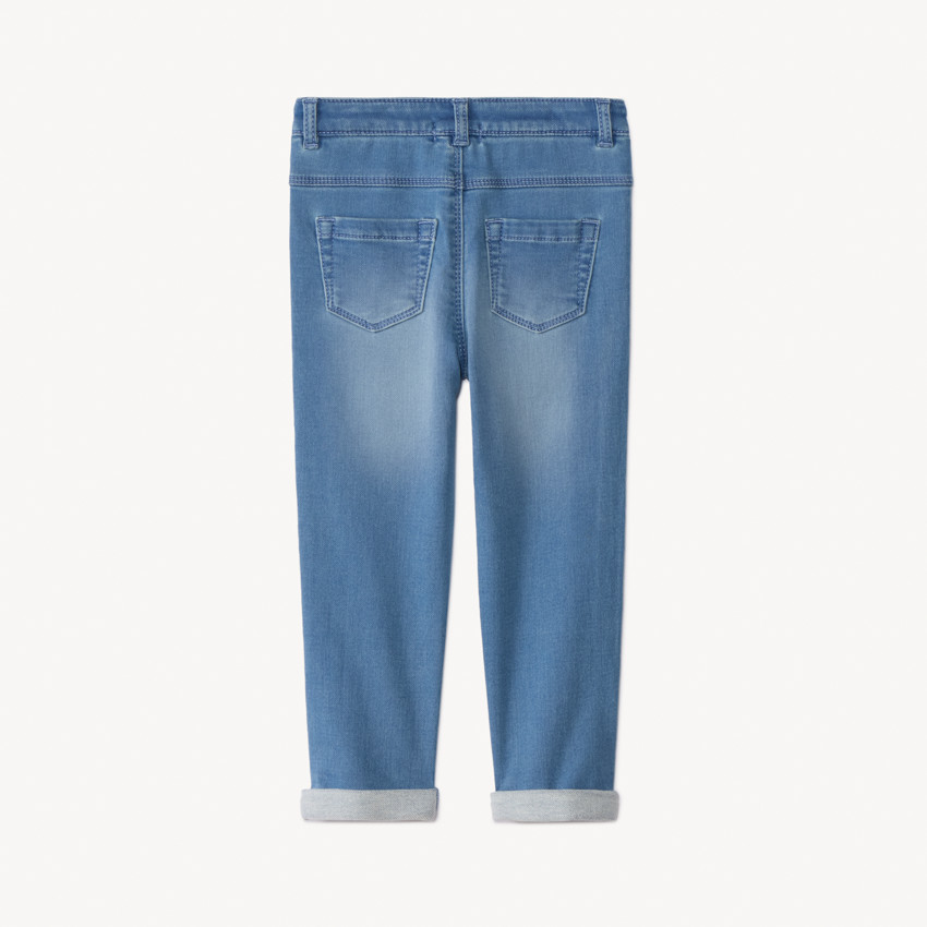 Jean slim με ξεθωριασμένο εφέ από denim για bebe αγόρι 