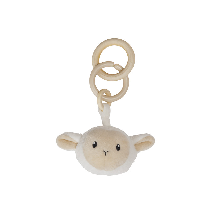 Σετ 4 παιχνίδια για κρέμασμα με καθολικό δαχτυλίδι από τη συλλογή La Vie à la Ferme για αφύπνιση και λεπτή κινητικότητα από τη γέννηση 