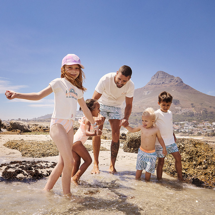 Σορτς de bain effet tie & dye για bebe αγόρι 