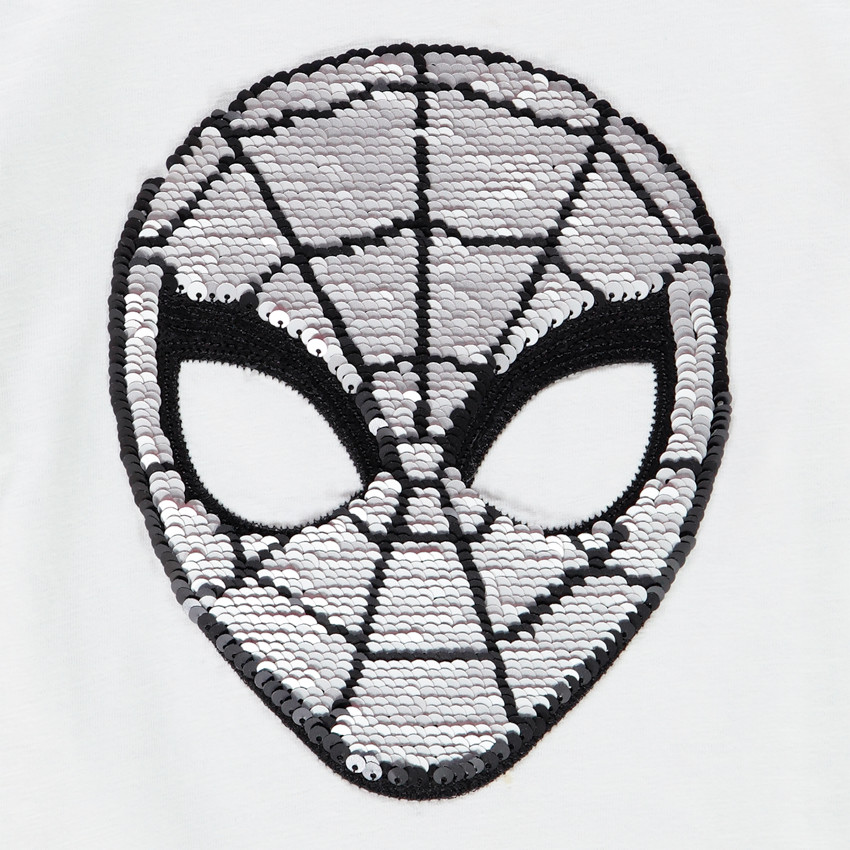 T-shirt μακρυμάνικο με σχέδιο Spiderman με παγιέτες για αγόρι 